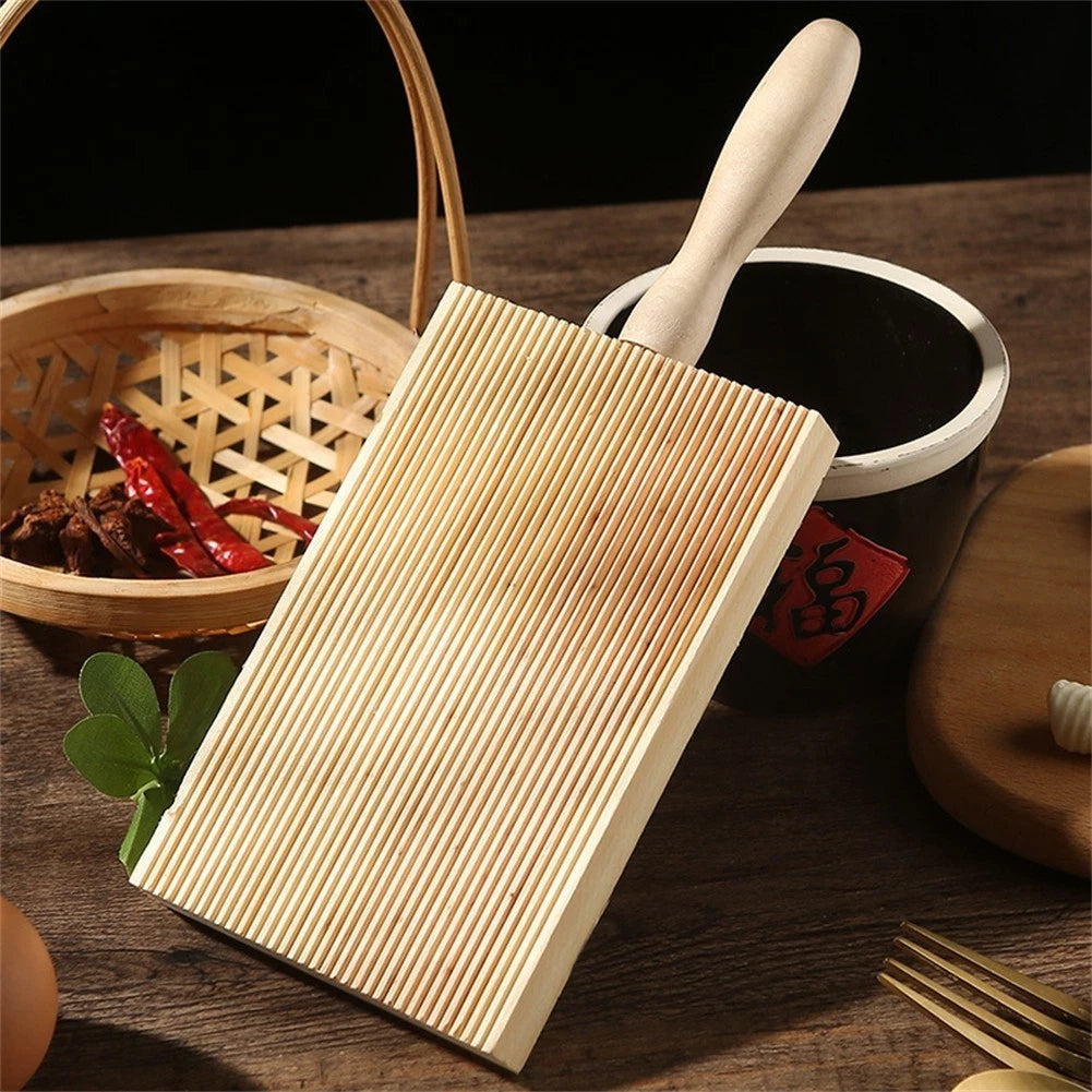2 Wooden Gnocchi Boards for Home Cooking (No Year Range)