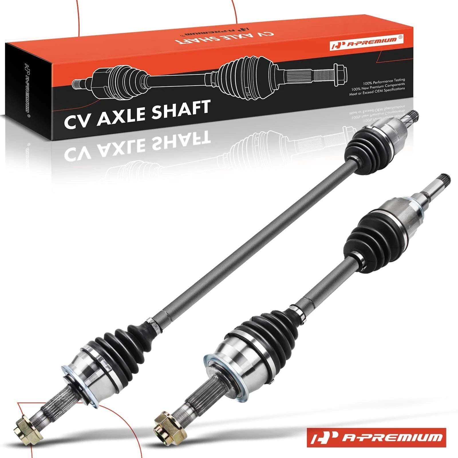 Pair Front CV Axle Assembly for Chevy Sonic (2012–2017)