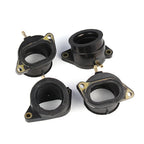 4PCS Carburetor Intake Manifold Boots for Yamaha FZS1000 FZ-1 (2001-2005)