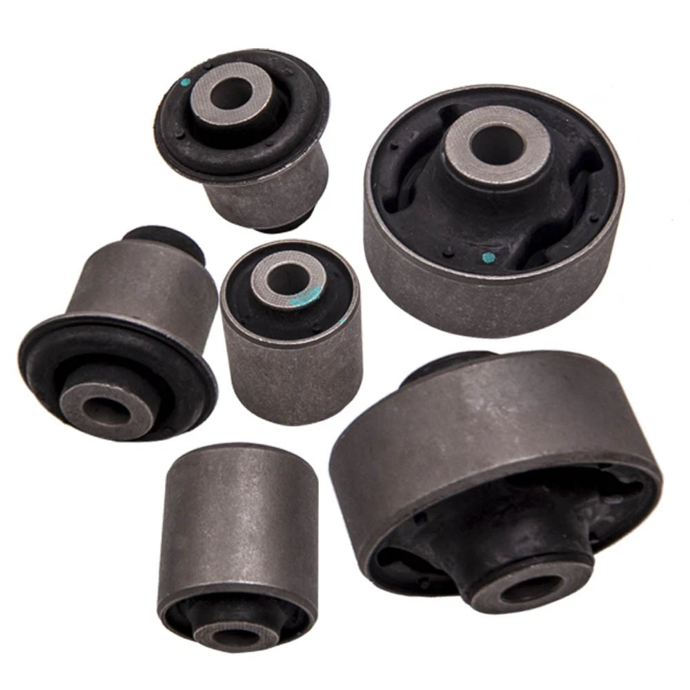 Set of 6 Front Lower Control Arm Inner & Outer Bushing Kit for Accord TL TSX (2003–2012)