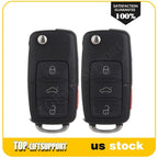 2X Smart Remote Key Fob for Volkswagen Beetle Passat (1998–2001)