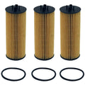 Set of 3 Engine Oil Filters for Chrysler Dodge Jeep Ram VW 3.6L StdAsp