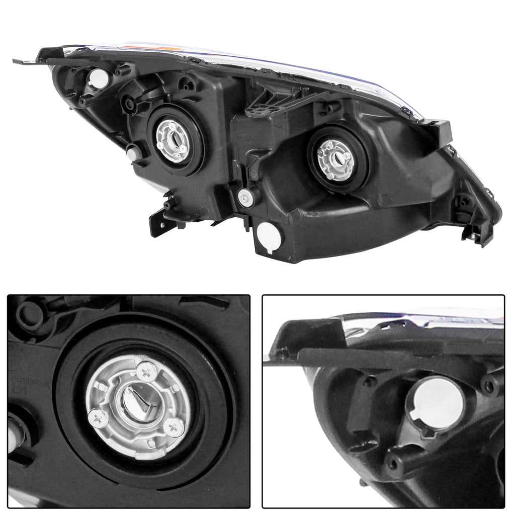 Set of 2 Headlight Assemblies for Honda Odyssey (2005–2007)