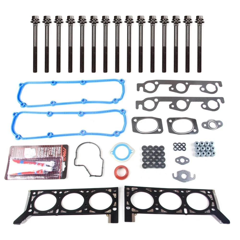 Set of 10 Cylinder Head Gasket Bolts for Dodge Grand Caravan (2004–2007)