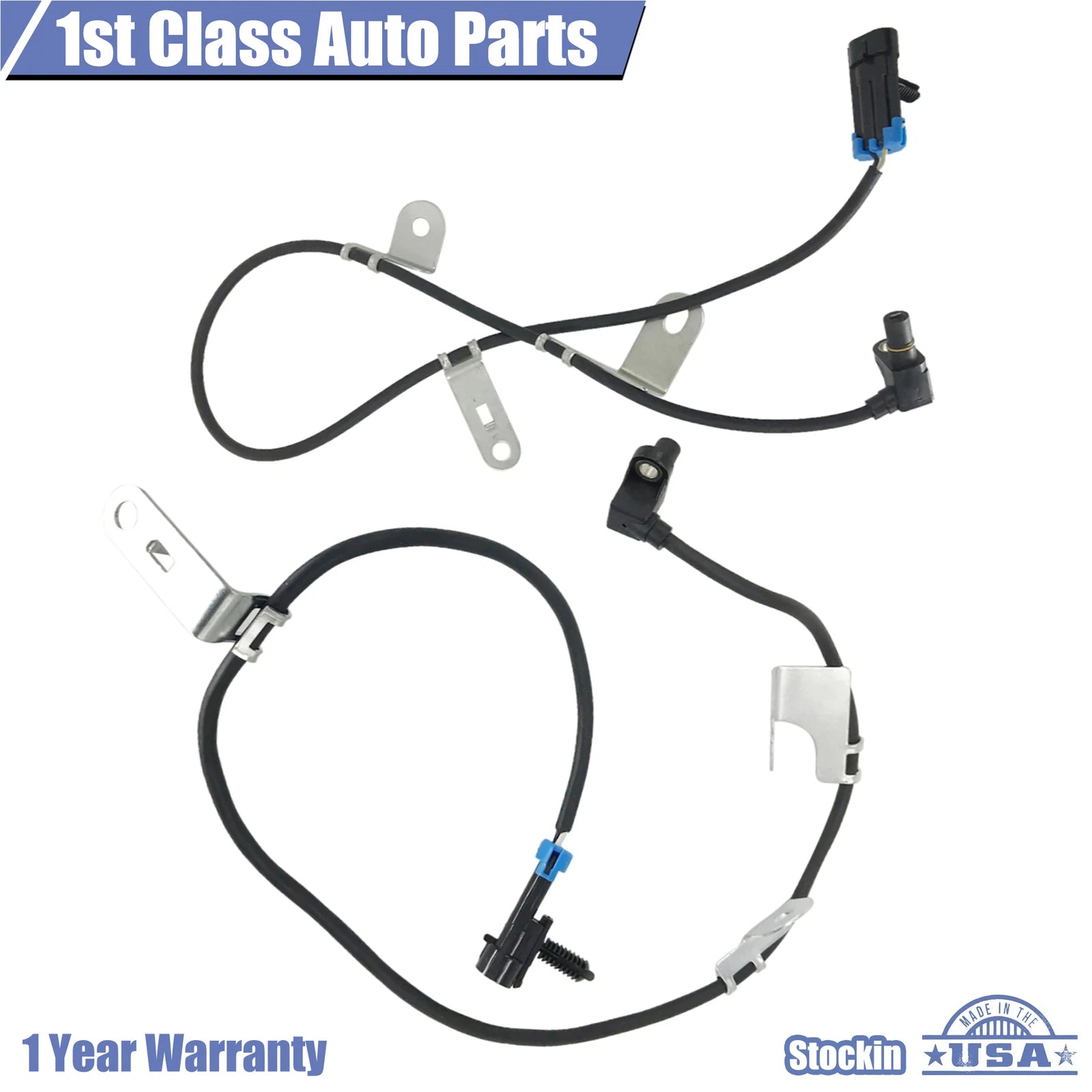 2X ABS Wheel Speed Sensor for Chevrolet K2500 K3500 K1500 (1996–2000)