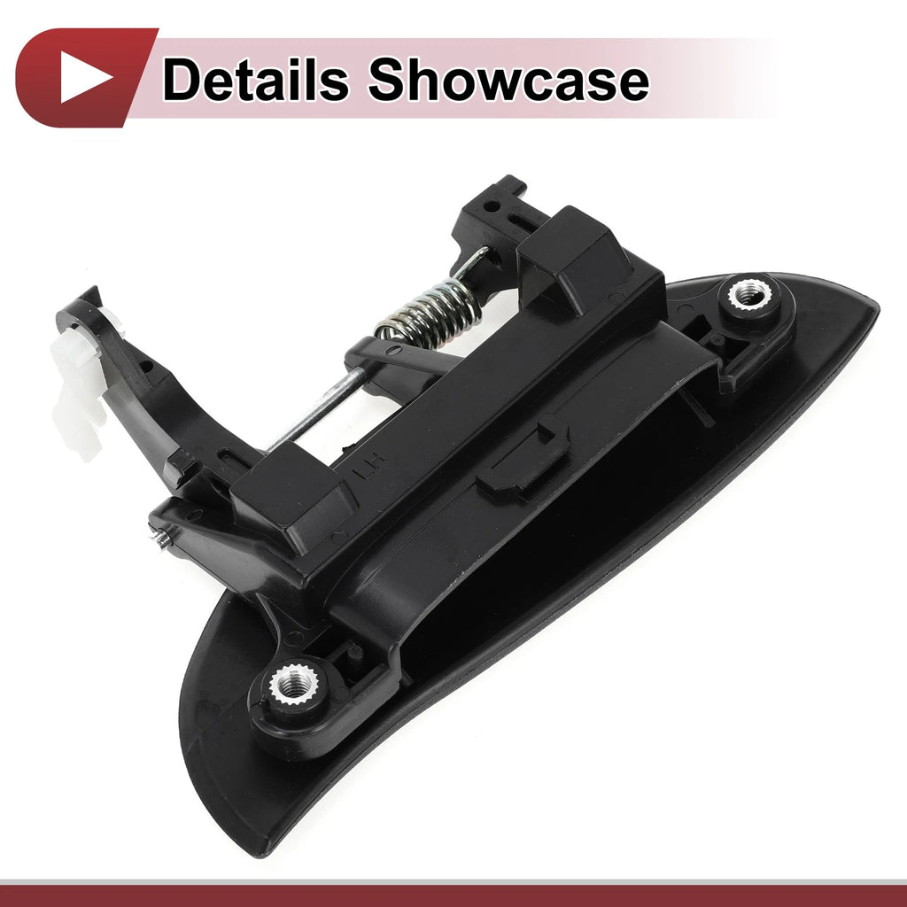 Car Exterior Door Handle for Hyundai Atos (2000–2003) No. 8265002000 Black ABS