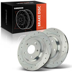 Rear Drilled Brake Rotors for Mitsubishi Outlander (2014–2020)