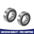 Set of 2 6002-2RS Ball Bearings for Various Models (15x32x9mm)