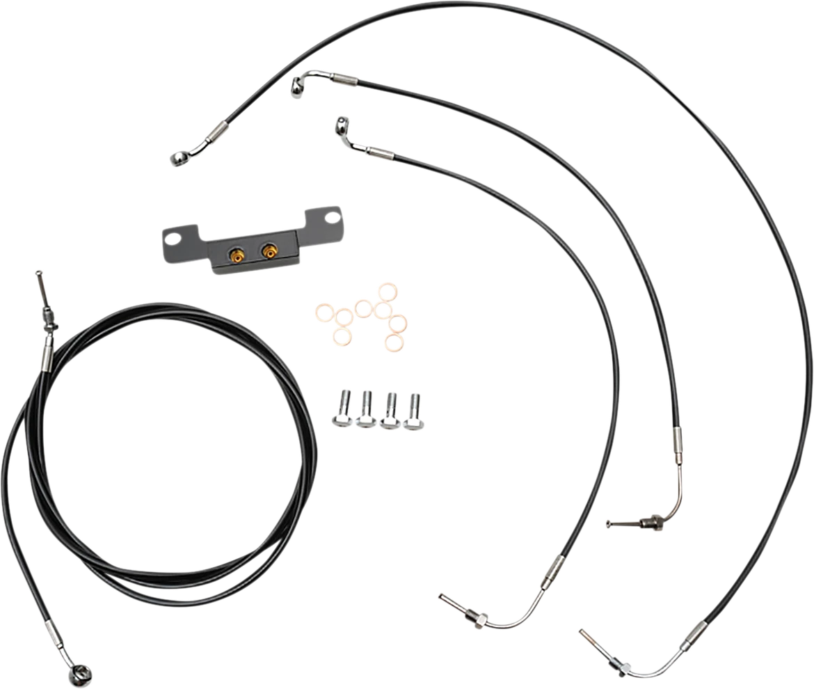 Handlebar Cable/Brake Line Kit for Harley Davidson Touring (Stock Ape Hanger)