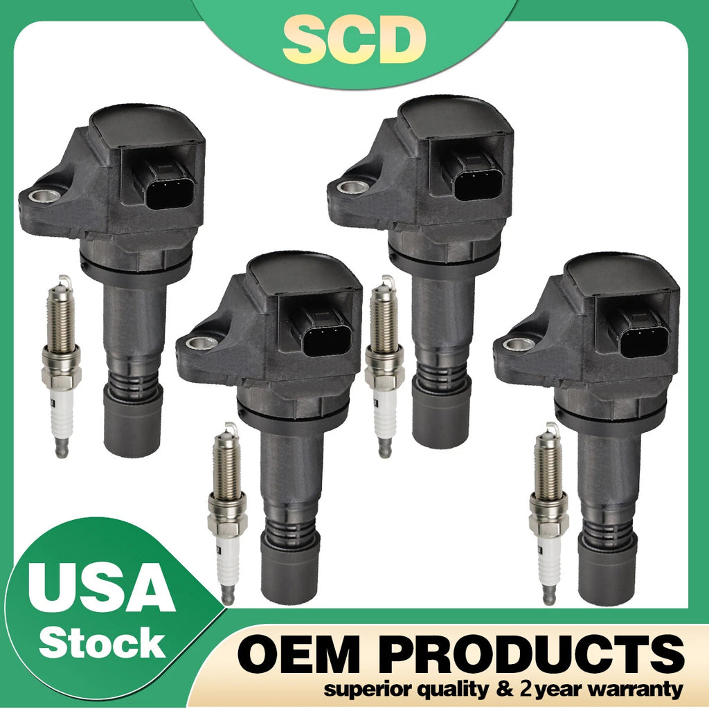 Ignition Coil & Iridium Spark Plug for Acura ILX Honda Civic 1.8L (2013–2015) UF672