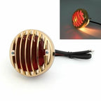 Round Motorcycle Tail Brake Light for Bobber Chopper (Fits Custom Models)
