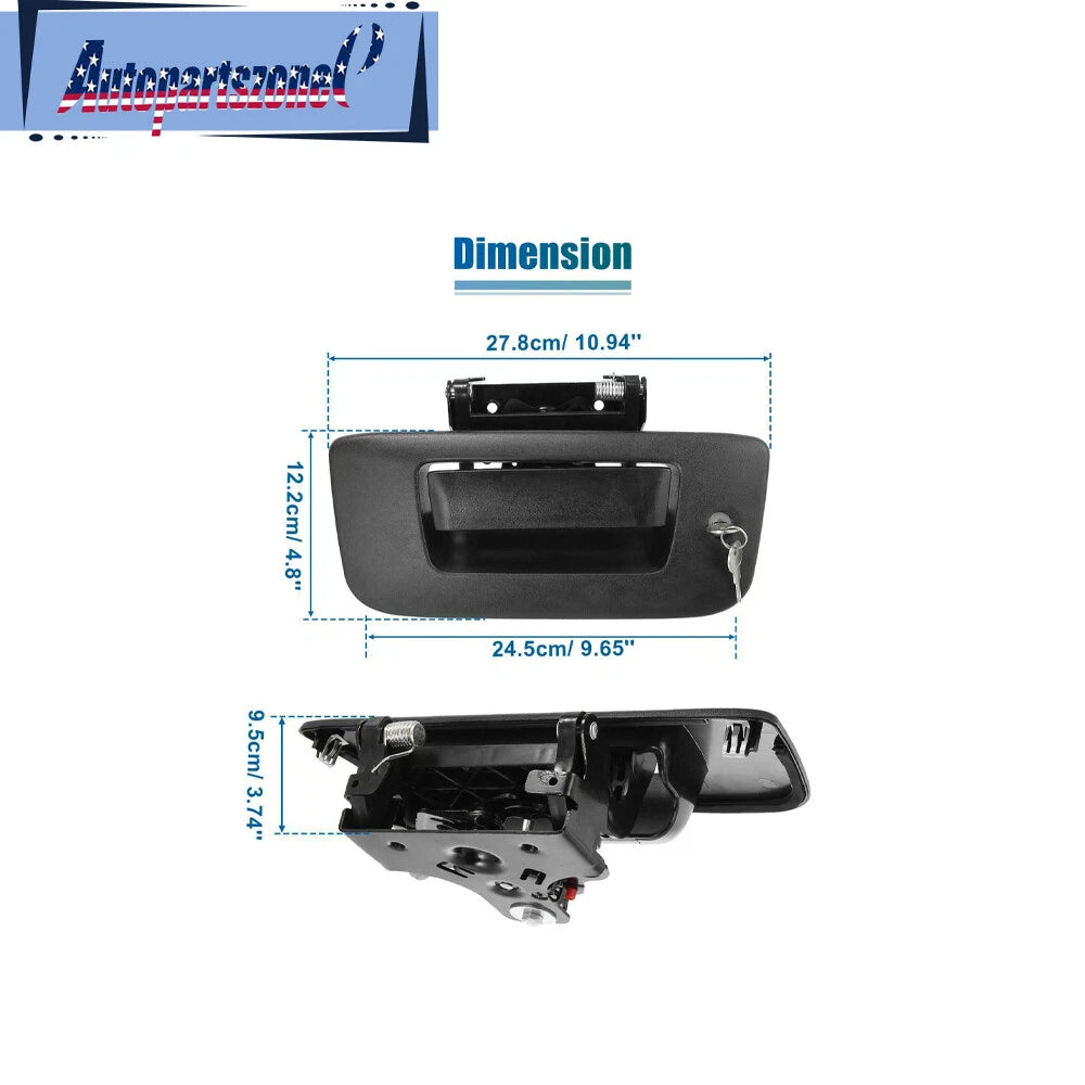 Tailgate Lock Kit for Chevrolet Silverado GMC Sierra (2007–2013) 17802393 22755305