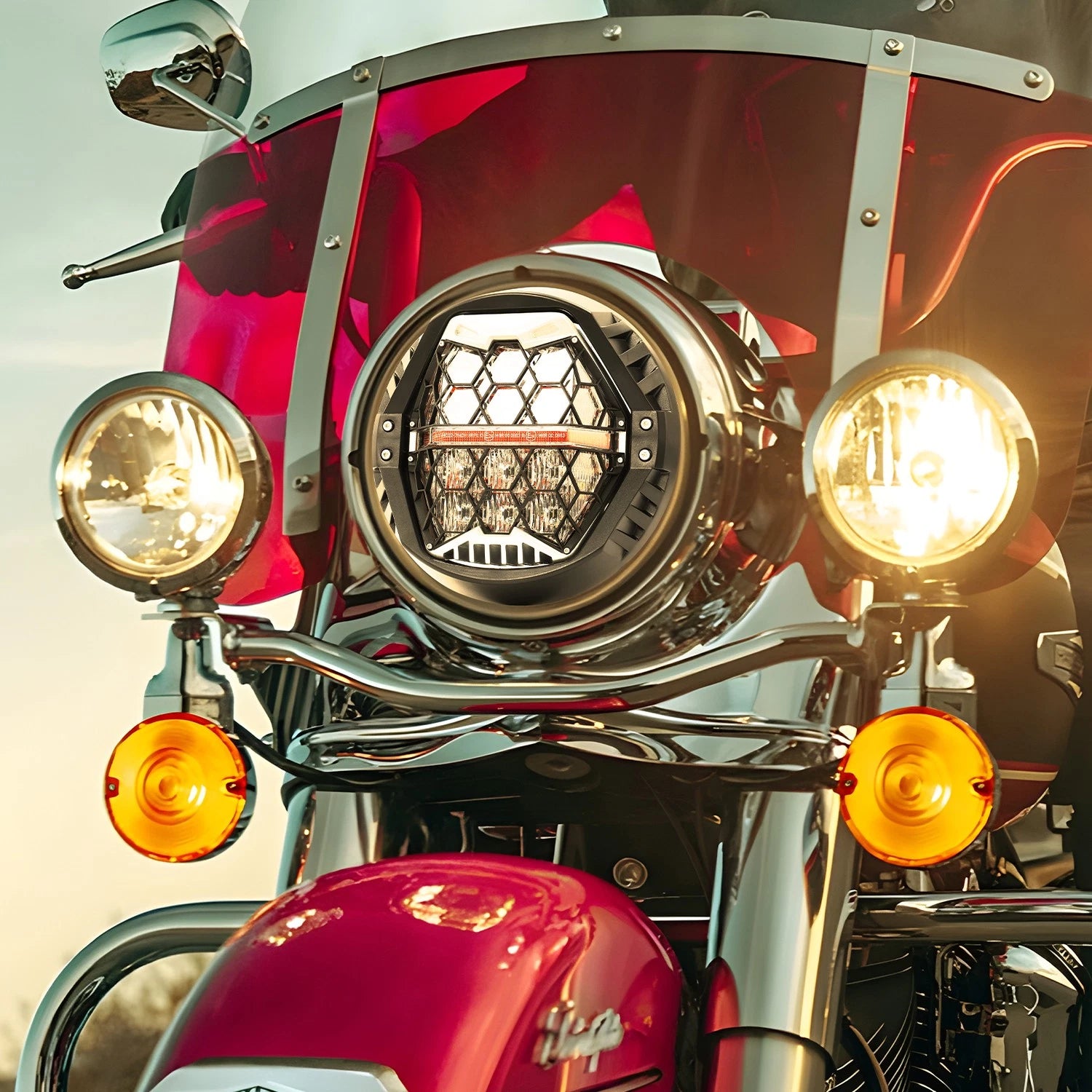 120W LED Headlight for Harley Street Glide FLHX CVO FLHXSE (2014–2023)