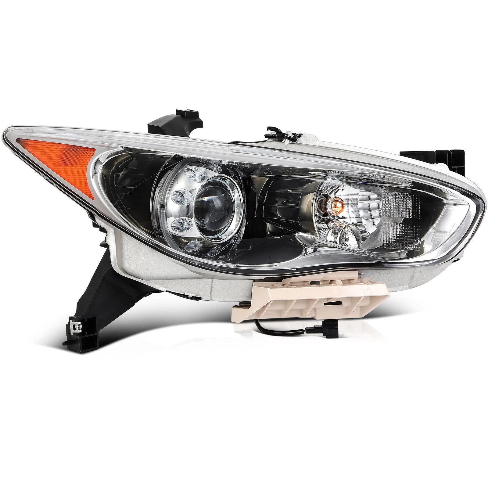 Headlight Assembly L+R for Infiniti JX35 (2013) QX60 (2014–2015) HID Xenon