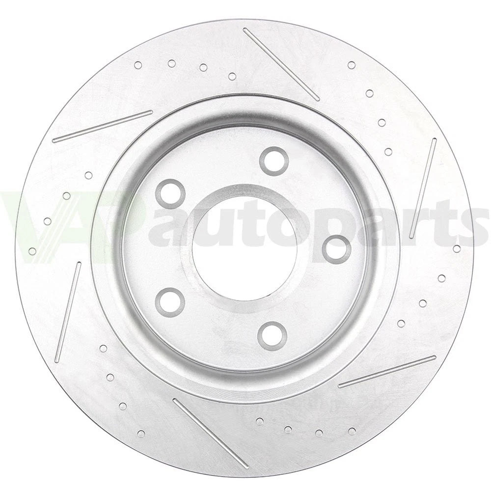Drilled and Slotted Brake Rotors for Chrysler Town & Country, Dodge Journey