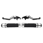 Folding Extendable Brake Clutch Levers & Handlebar Grips for Benelli BN302S