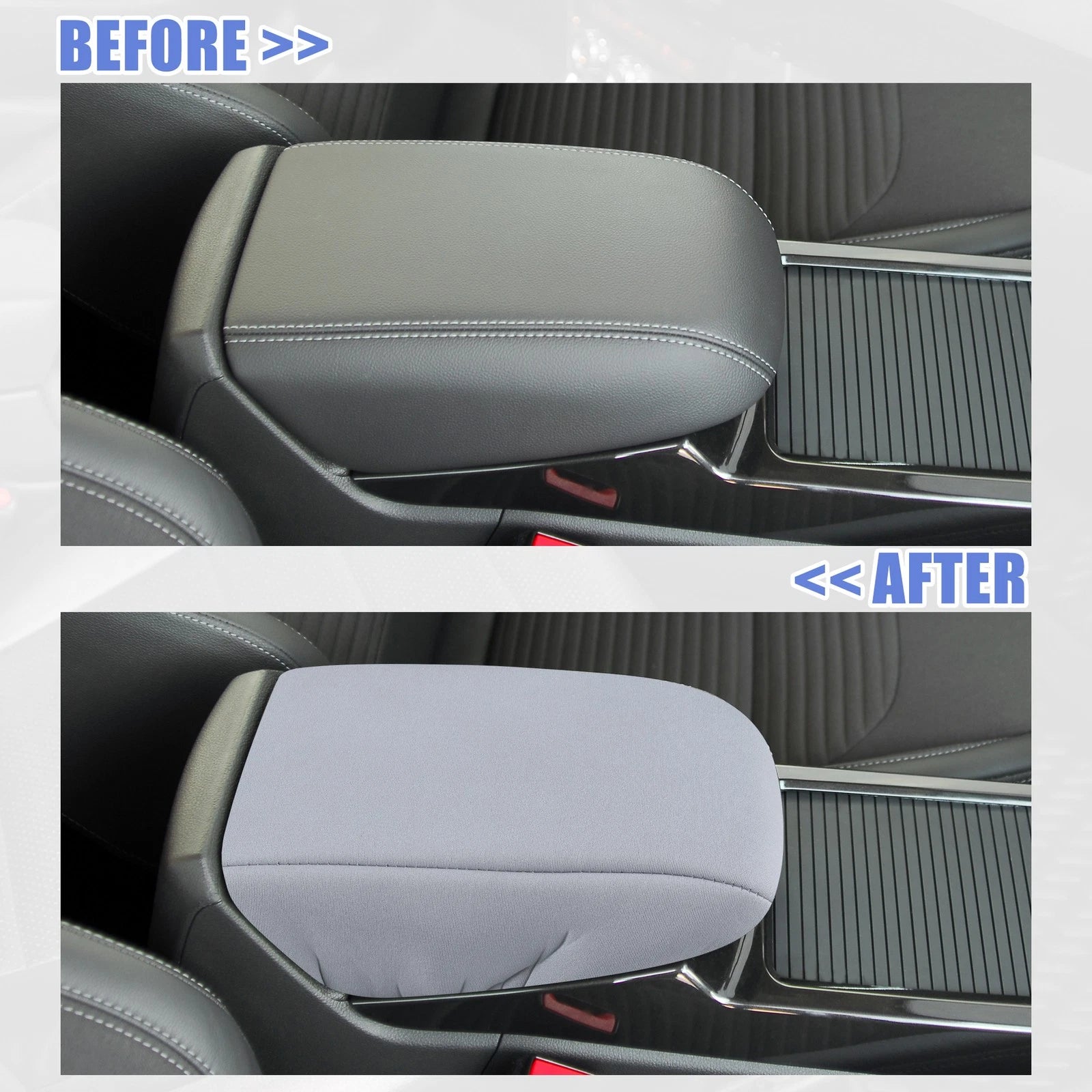 Center Console Armrest Box Cover for Toyota Corolla (2013–2023) Gray