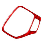 Red Carbon Fiber Gear Shift Panel Cover Trim for Jeep Cherokee (2014-2018)