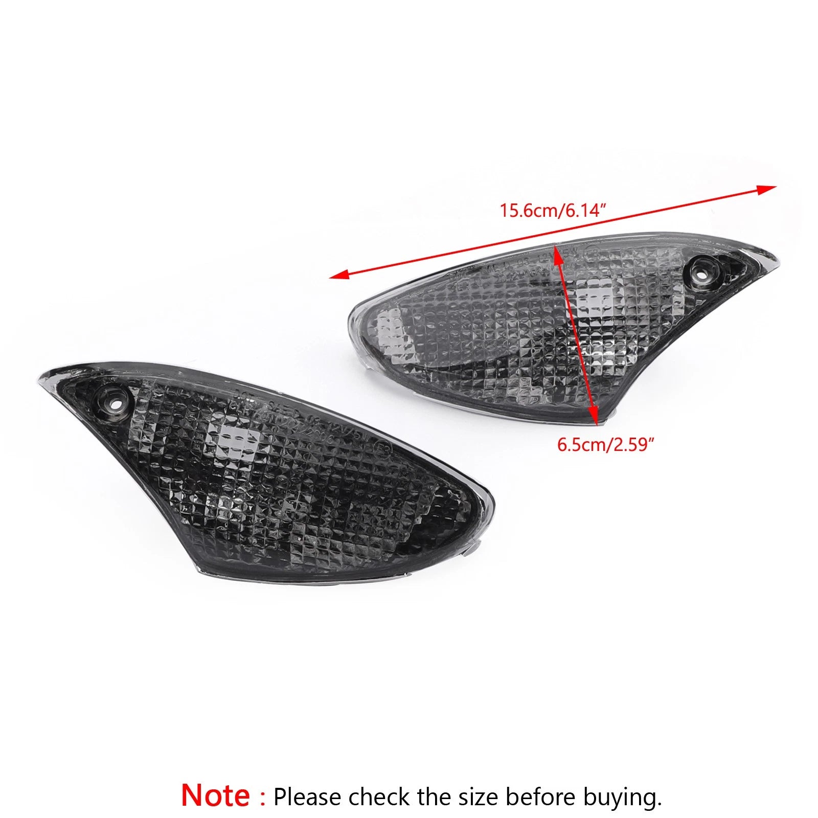 Front Turn Signal Lens for BMW K1200S, K1300S (Smoke)