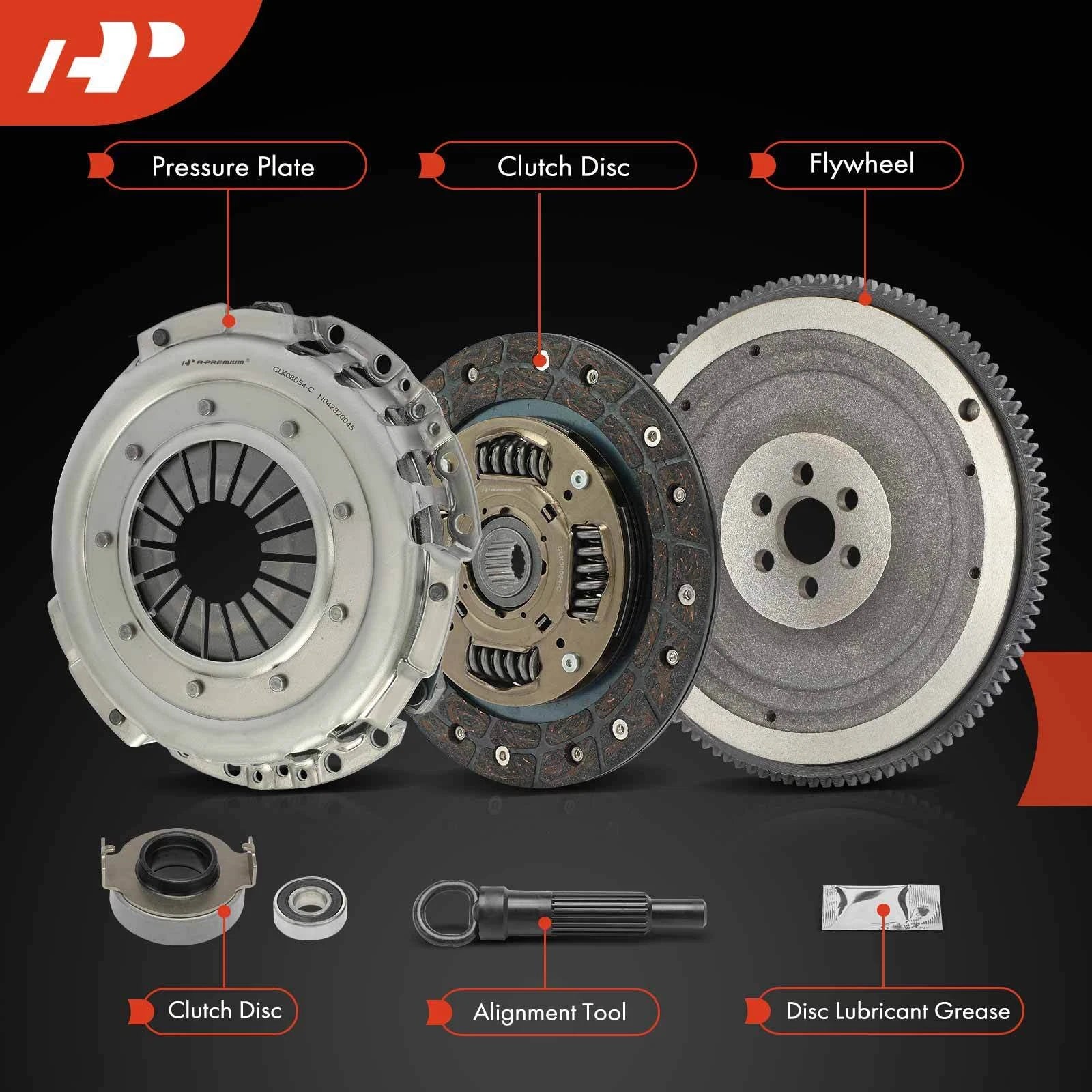 Clutch Kit with Flywheel & Release Bearing for Honda Fit (2007–2020)