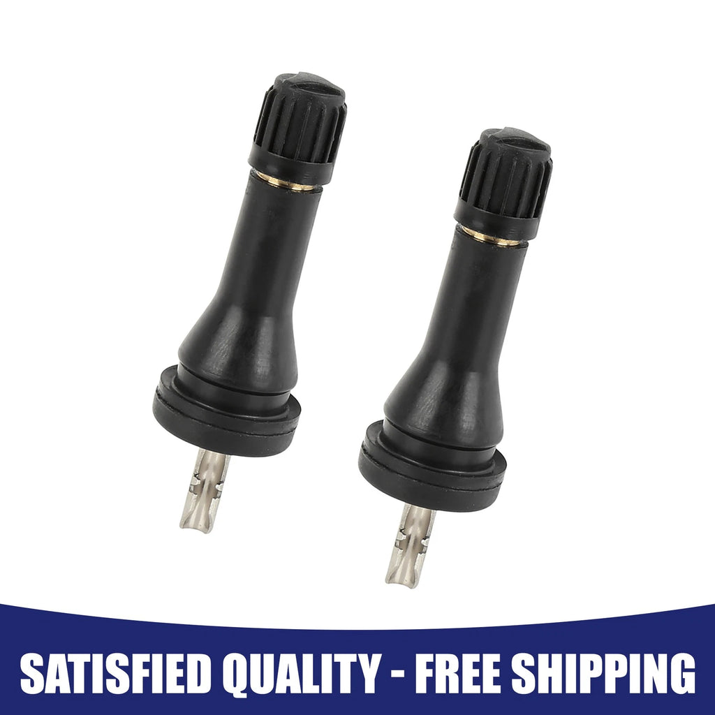 Set of 2 Tire Pressure Sensor Rubber Valve Stems for Nissan 