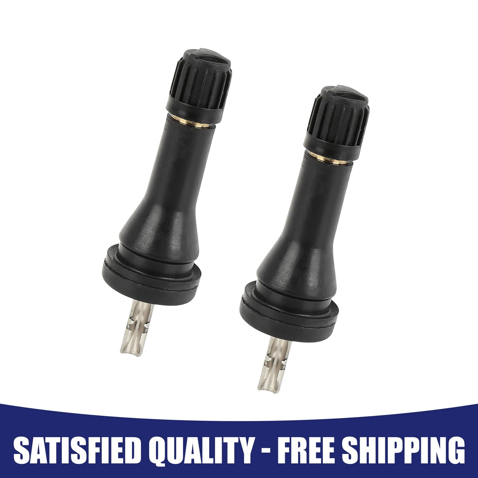 Set of 2 Tire Pressure Sensor Rubber Valve Stems for Nissan 