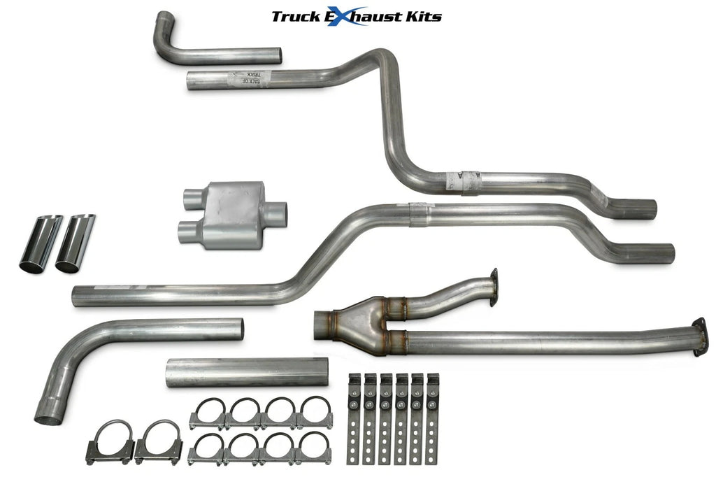 2.5" Dual Exhaust Kit for Toyota Tundra (2014–2021) - Chrome Tip