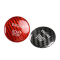 Carbon Fiber Engine Start Stop Button Cover for Mercedes A B C E GLE GLC CLA (2013–2023)
