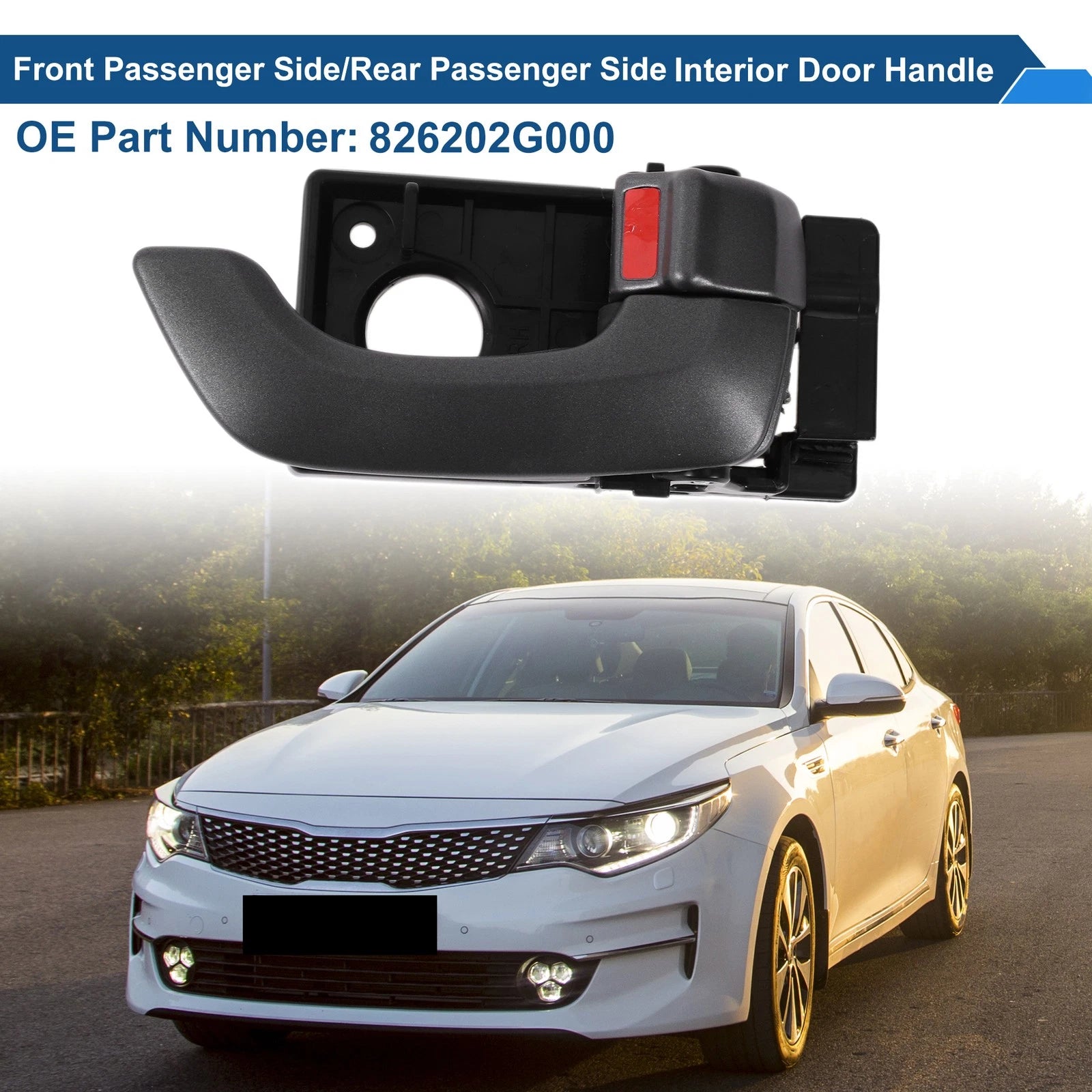 Front Driver Side Interior Door Handle for Kia Optima (2006–2010) No. 826202G000