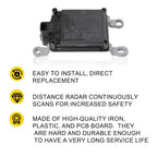 Front Cruise Distance Radar Sensor for Nissan Kicks Altima Rogue (2017–2021)
