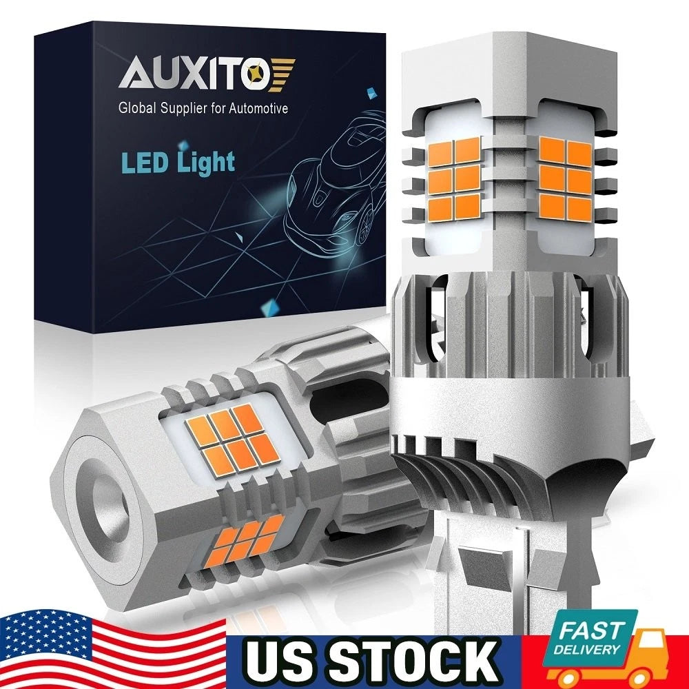 2X Amber Yellow 7440 LED Turn Signal Light Bulb for Various Models (YYYY–YYYY)