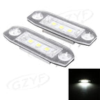 LED Rear License Plate Light for Volvo XC70 V50 C70 V70 XC60 (2001-2016)