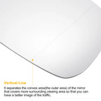 Right Side Heated White Mirror Glass for Audi Q7 (2010–2014)