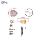 Throttle Cable Nut Cover Screw Guide for Polaris Yamaha Kawasaki Suzuki