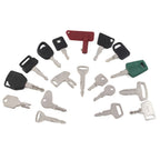 18 Ignition Keys for John Deere, Volvo, Kubota (Heavy Equipment)