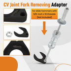 Front Wheel Drive Axle Puller Fork Kit for (12020, 1040)