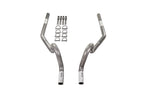 2.5" Dual Exhaust Kit for GM A Body (1964–1972) No Muffler Rear Exit