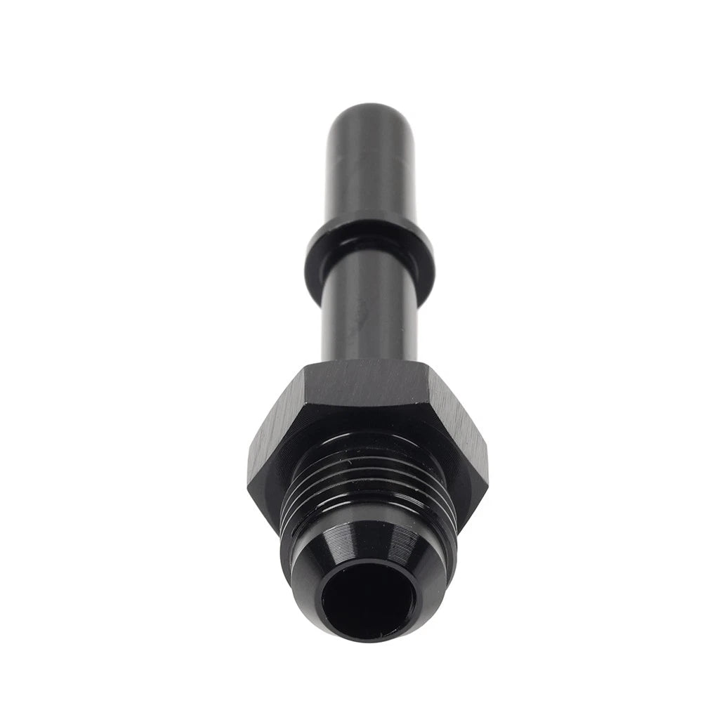 6AN Male to 3/8" Male EFI Fuel Rail Fitting for SAE Quick-Disconnect
