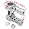 CNC Chrome 4" Riser Handlebar Top Clamp for H-D Touring Road Glide CVO (2014–2023)