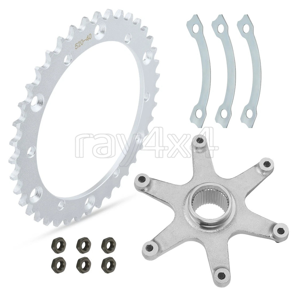 Rear Axle Sprocket Hub Collar & 40T for Yamaha Raptor 660 (2001–2005)