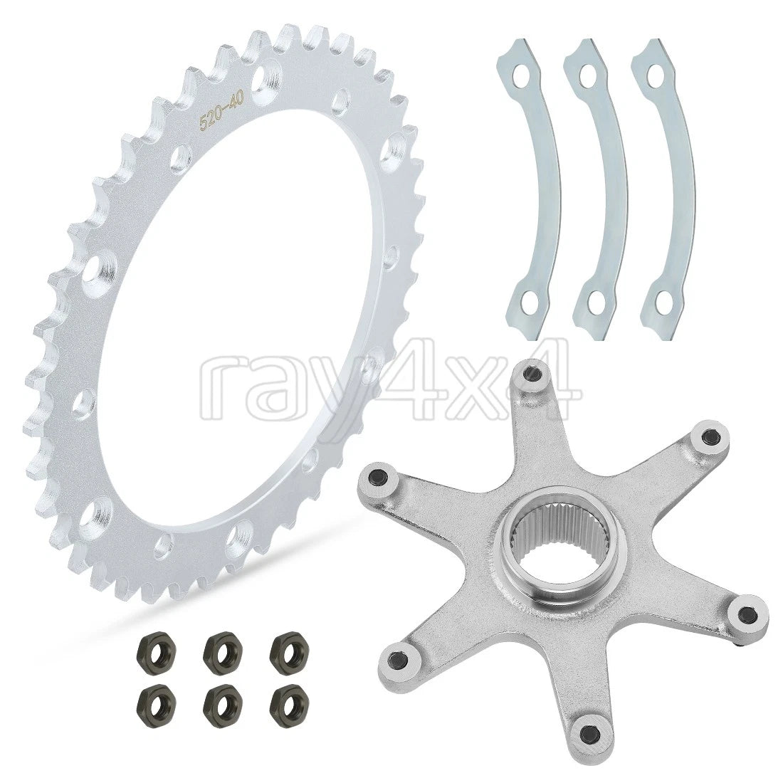 Rear Axle Sprocket Hub Collar & 40T for Yamaha Raptor 660 (2001–2005)