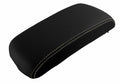 Leather Console Lid Armrest Cover for Nissan Rogue (2008–2013) Beige Stitch