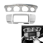 Tri Line Gauge Stereo Accent Trim Cover for Harley Electra Glide (2014–2023)