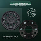 2X 1.5" Hub Centric Wheel Spacers 6x5.5 14x1.5 for Ram 1500 (2019–2025)