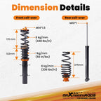 Coilovers Suspension Kit for VW Golf Jetta MK4 (1999–2004)
