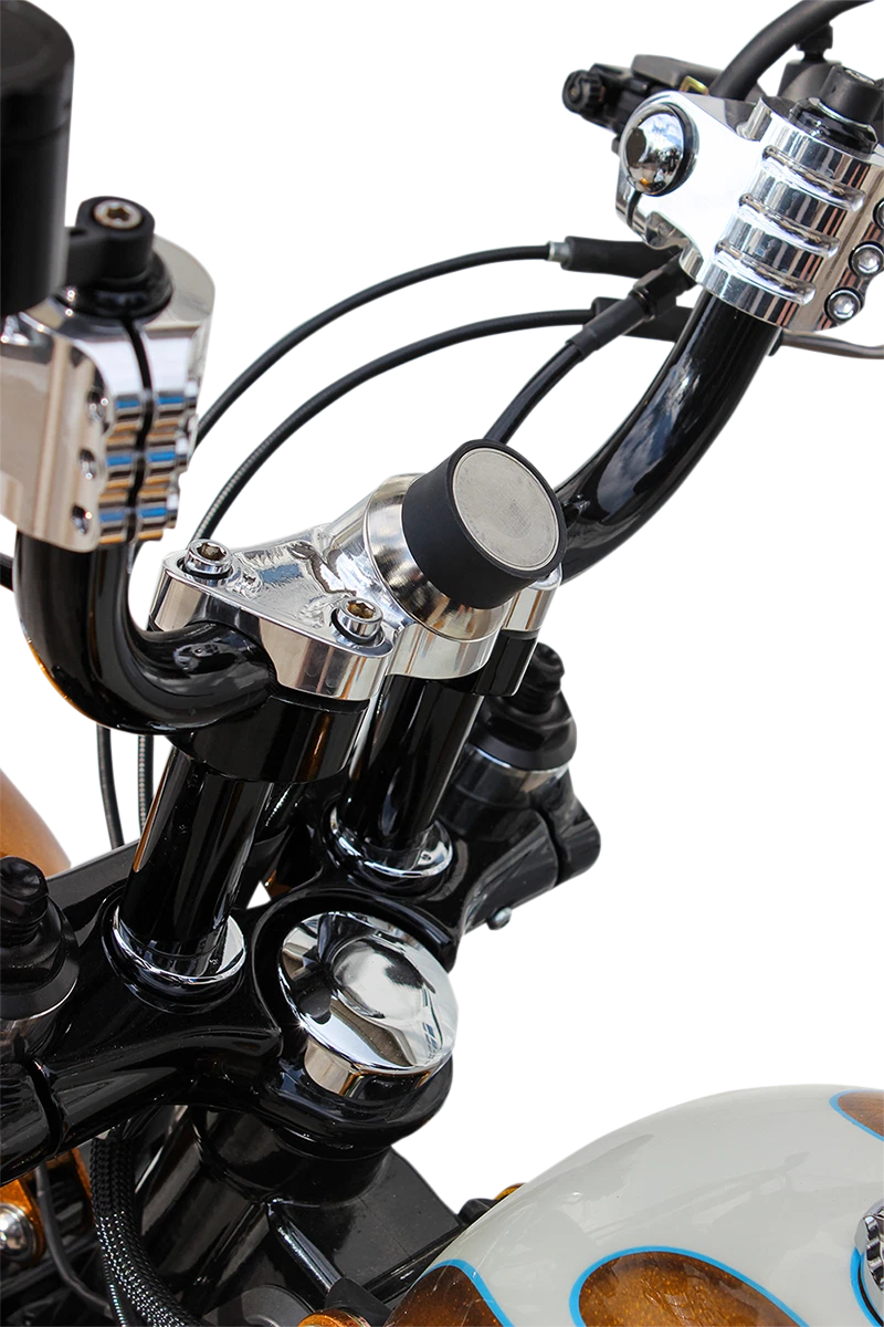 Klock Werks iOmounts Device Mount for Handlebar Clamp - Chrome (KWD-02-0384)