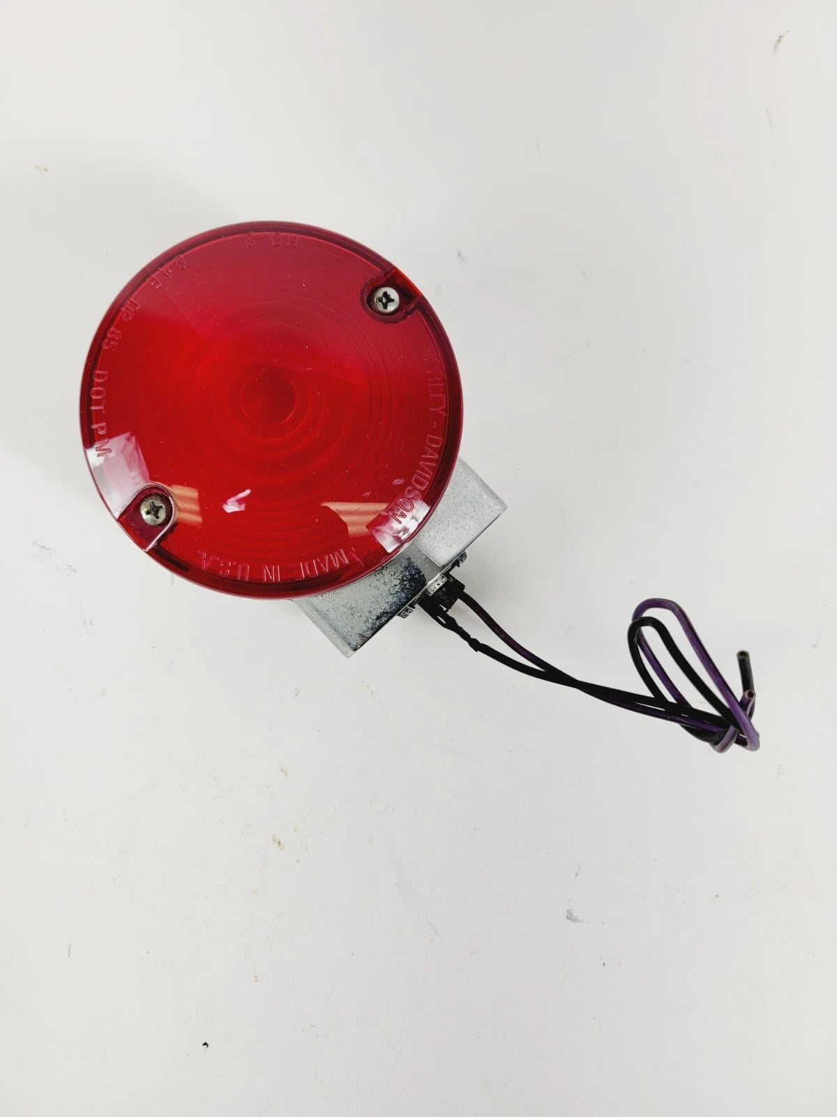 Chrome Rear Red Turn Signal for Harley FLSTC (1999–2017) & Touring (2001–2021)
