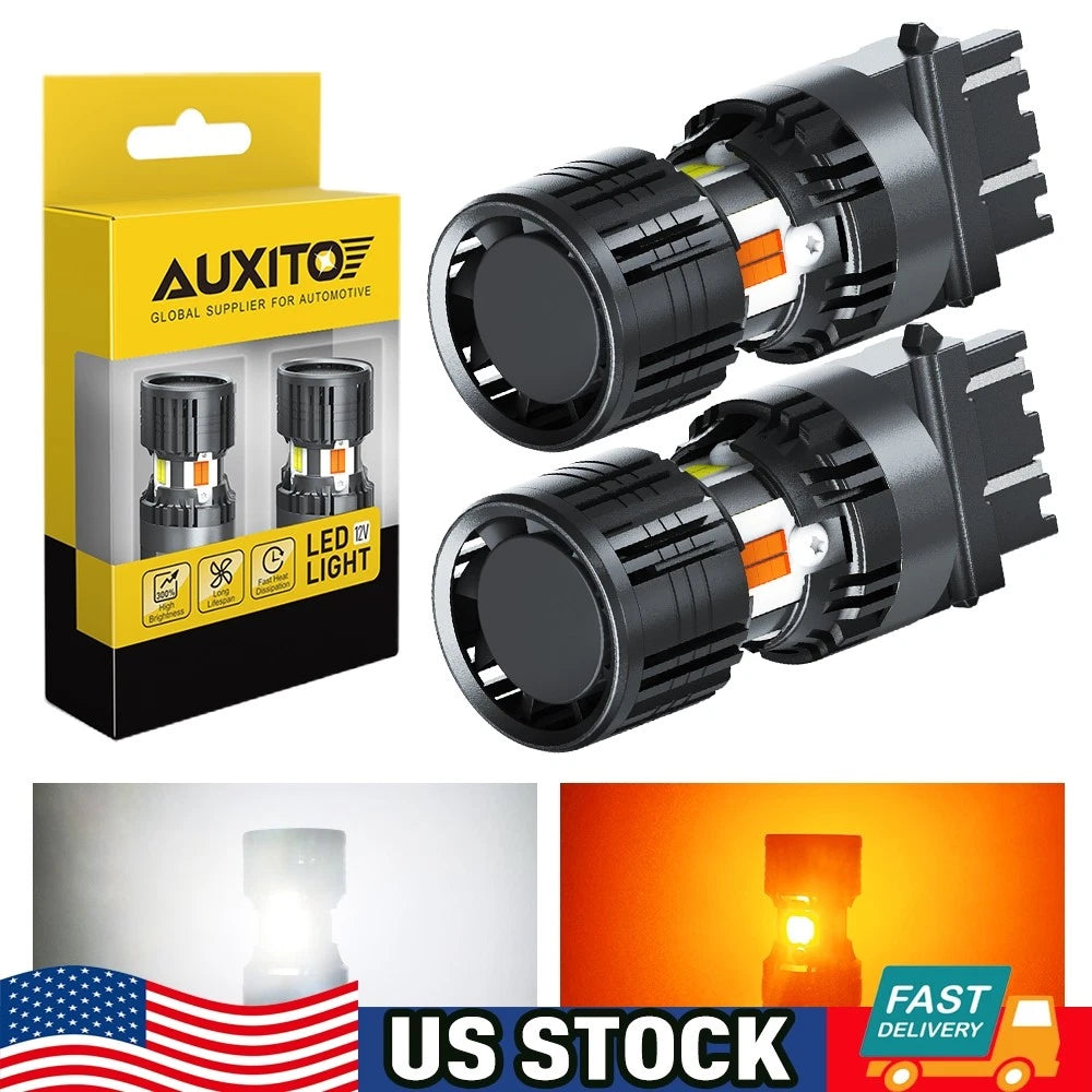 2X LED Turn Signal Lights for AUXITO 3157 (2010–2023)