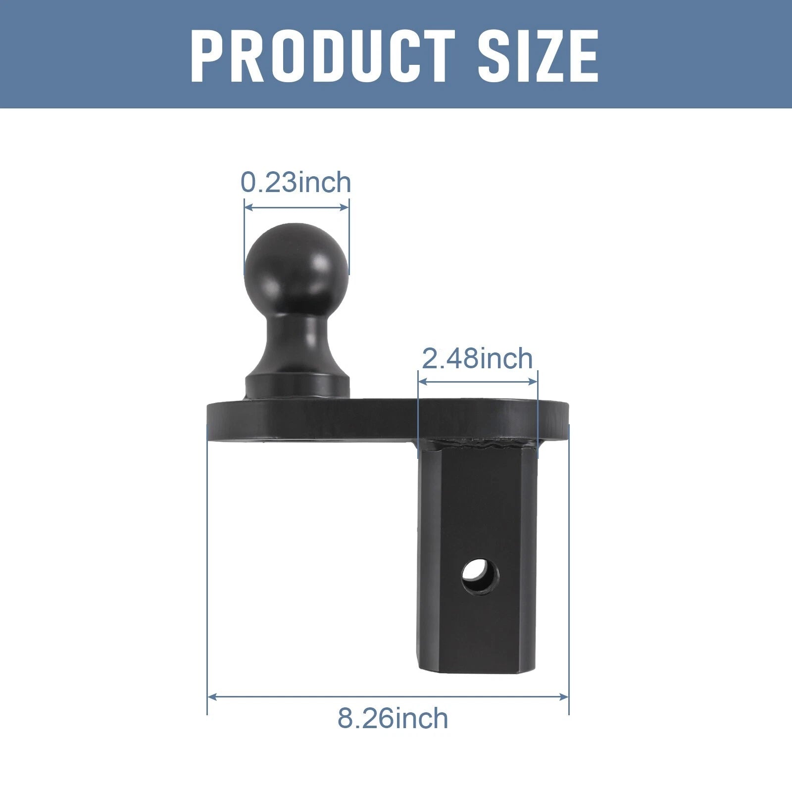 4" Offset Extender for Gooseneck Hitch (GNXA4085)