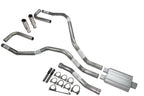 Dual Exhaust 2.5 Inch for Nissan Titan (2004–2006) - 2 Chamber Rolled Edge Tip